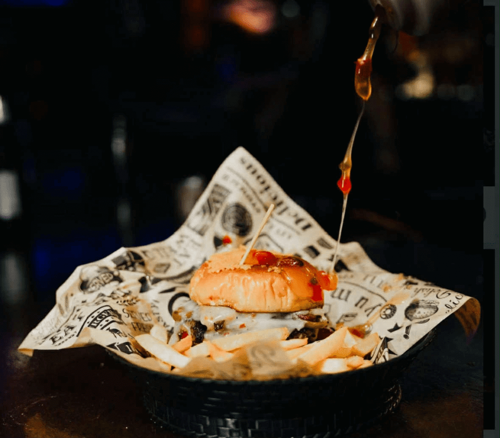 Old Style Red Light Burger